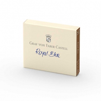 Graf von Faber-Castell Tintenpatronen Royal Blue (killerbar)