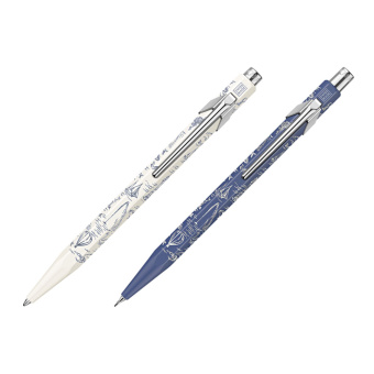 Caran d´Ache Toile de Jouy Set Kugelschreiber 849 & Minenhalter Sonderedition