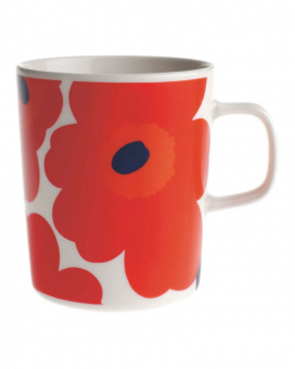 marimekko Oiva/Unikko Becher 2,5 dl Rot 