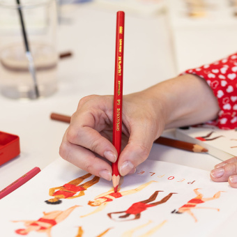 Caran d´Ache + Nina Cosford Kreativ-Set Supracolor Aquarelle-Holzfarbstifte Sonderedition 