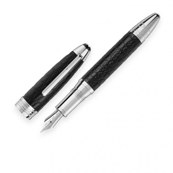 Montblanc Great Masters Alligator Leather Black Special Edition Fountain Pen 