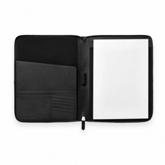 Montblanc Sartorial Notepad Holder with Zip around Schwarz 