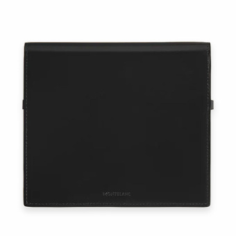 Montblanc Meisterstück Sartorial Leder Etui für 8 Schreibgeräte Schwarz 