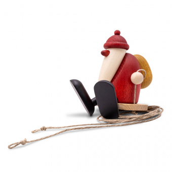 Köhler Father Christmas on a swing, small 