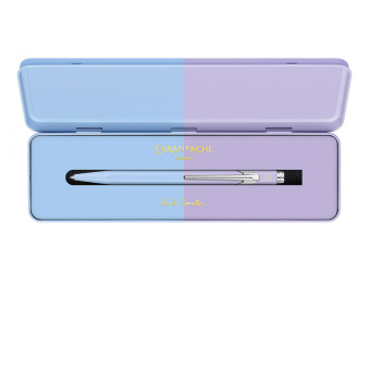 Caran d´Ache Paul Smith 849 Limited Edition 4 Kugelschreiber Sky Blue & Lavender Purple 