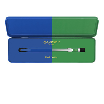 Caran d´Ache Paul Smith 849 Limited Edition 4 Kugelschreiber Cobalt Blue & Emerald Green 