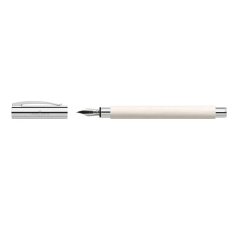 Fraf von Faber-Castell Ambition Precious resin cinematic white Fountain pen
