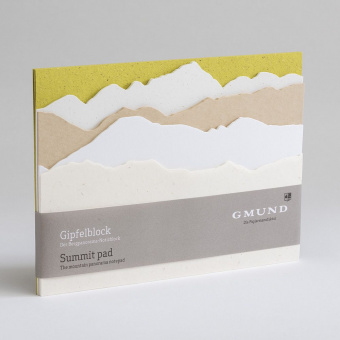 Gmund Notepad summit block Mountain panorama - natural 