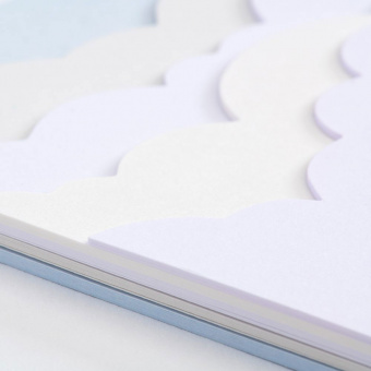 Gmund Notepad summit block - Cloud - pastell 