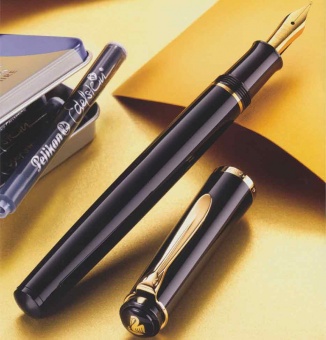 Pelikan Classic P200/205 Patronenfüllhalter P200 vergoldet F - Fein