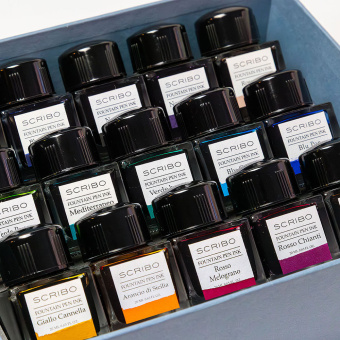 SCRIBO Füllfederhalter-Tinte Set 20ml x 15 