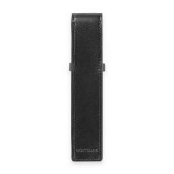 Montblanc Meisterstück Leder Etui für 1 Schreibgerät Schwarz 