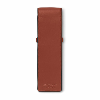 Montblanc Meisterstück Selection Soft Etui für 2 Schreibgeräte Light Brick 