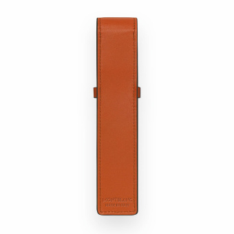 Montblanc Meisterstück Selection Soft Case for 1 Writing Instrument Spicy Orange 