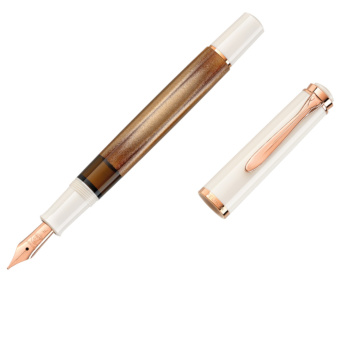 Pelikan Classic M200 Special Edition Copper Rose-Gold Kolbenfüllhalter EF - Extrafein