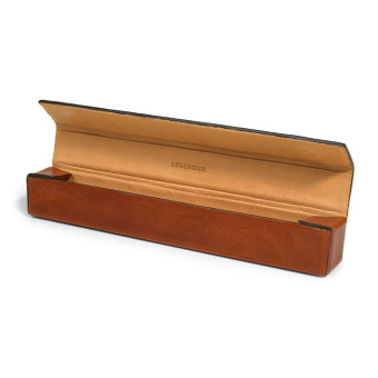 Legendär Etwee Sleek Leder Etui für 1 Schreibgerät Chestnut/Kastanie 