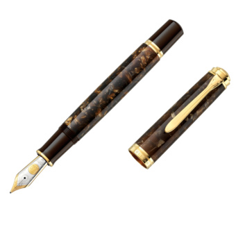 Pelikan Souverän M1000 Special Edition Renaissance Brown fountain pen B - borad