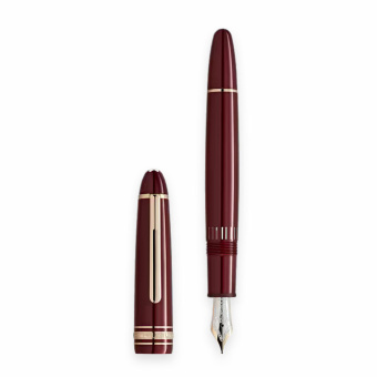 Montblanc Meisterstück Burgundy Red LeGrand Fountain Pen 