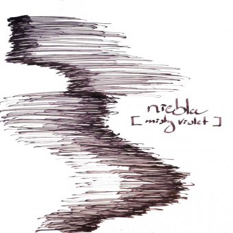 Fritz Schimpf niebla (misty violet) fountain pen ink 