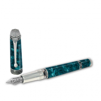 Aurora Ocean Collection Limited Edition Pacific Ocean Kolbenfüllhalter 