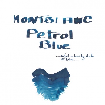 Montblanc ink bottle Petrol Blue 