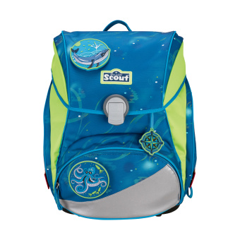 Scout Alpha Schulranzen Set Deep Sea