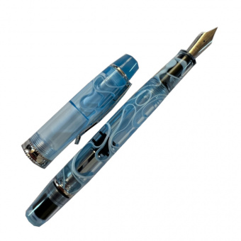 Tianzi T01 Blue Swirls fountain pen M - medium