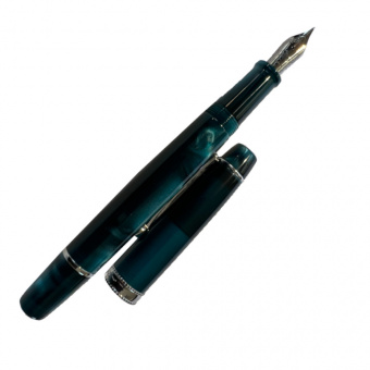 Tianzi T01 Petrol-Marbeld fountain pen M - medium