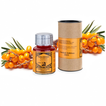 Rohrer & Klingner Limited Edition 2025 Sanddorn Tintenglas 