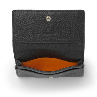 Graf von Faber-Castell Leather Cashmere Business Card Case Black 