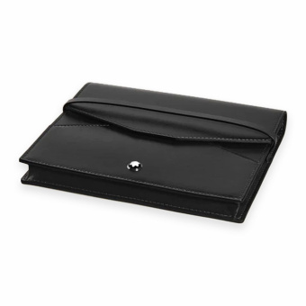 Montblanc Meisterstück Sartorial Leder Etui für 8 Schreibgeräte Schwarz 