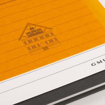 Gmund Projektbuch Leinen - Midi + graphite 