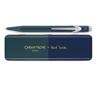 Caran d´Ache Paul Smith 849 Limited Edition 4 Ballpoint Pen Racing Green & Navy Blue 