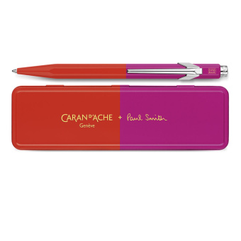 Caran d´Ache Paul Smith 849 Limited Edition 4 Kugelschreiber Warm Red & Melrose Pink 