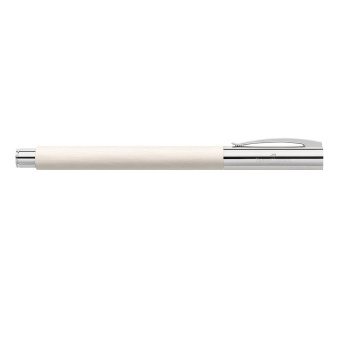 Fraf von Faber-Castell Ambition Precious resin cinematic white Fountain pen
