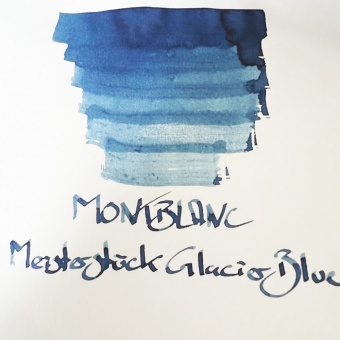 Montblanc Meisterstück Glacier Blue Tintenglas 