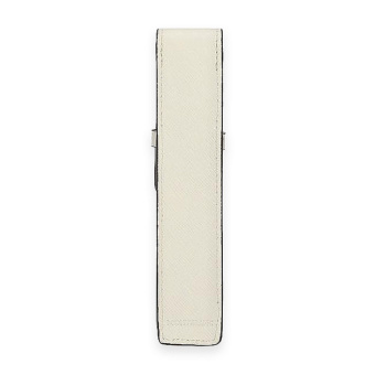 Montblanc Sartorial Leder Etui für 1 Schreibgerät Ivory - Elfenbein 