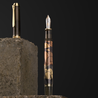 Pelikan Souverän M600 Special Edition Pelikan Art Collection Georg Tippel Kolbenfüllhalter 