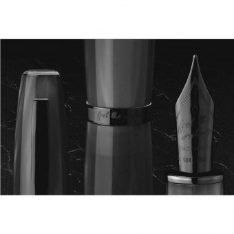 SCRIBO Feel Grigio Notte Kolbenfüllhalter 