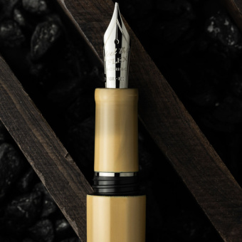SCRIBO Piuma Hane Murakumo Ruthenium Fountain Pen