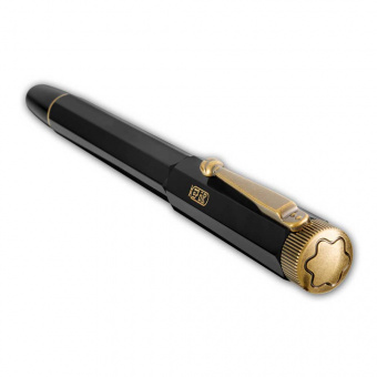 Montblanc Heritage Collection Egyptomania Special Edition Resin Kolbenfüllhalter BB - Doppelt Breit