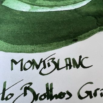 Montblanc Hommage to Brothers Grimm Green ink bottle 