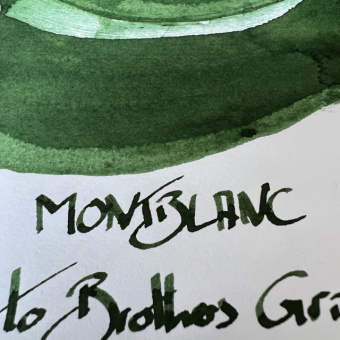 Montblanc Homage to Brothers Grimm Green ink bottle 