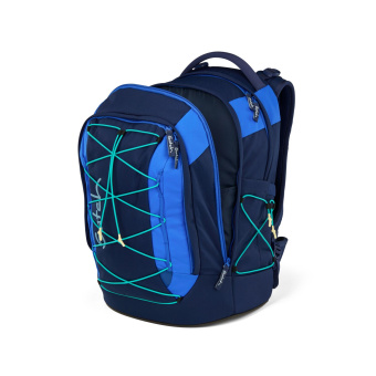 Satch Pack Schulrucksack Crossed Blue 
