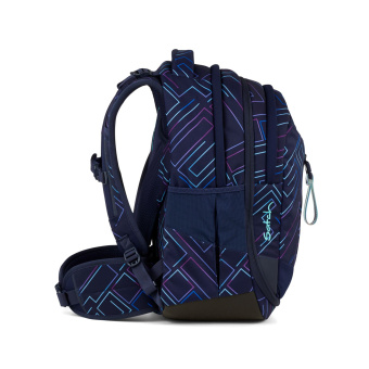 Satch Match Schulrucksack Purple Laser 