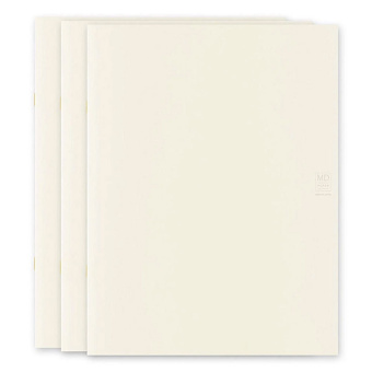 Midori Notebook A4 Light Lined 3pcs Pack