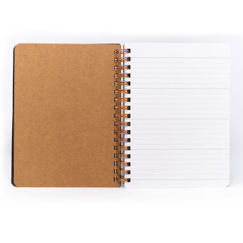 Midori Ring Memo Grain B6 Dark brown