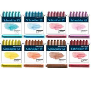 Schneider fountain pen pastel ink cartridge 