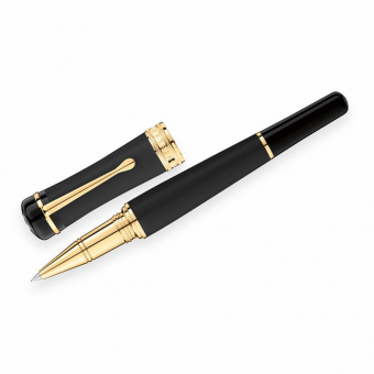 Montblanc Bonheur Night Rollerball schwarz-gold 