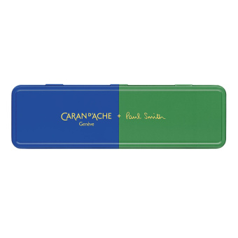 Caran d´Ache Paul Smith 849 Limited Edition 4 Kugelschreiber Cobalt Blue & Emerald Green 